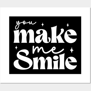 you make me smile Posters and Art